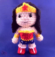 Wonder Woman Chibi Inspired Amigurumi