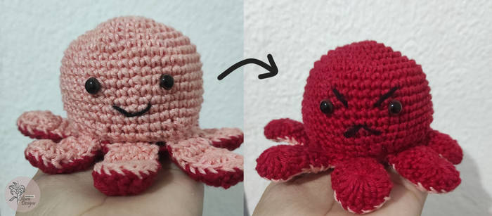 Reversible Octopus Amigurumi