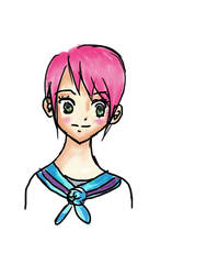 Pink Haired Girl