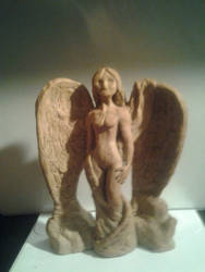 hand carved angel