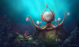 Castle underwater by Ohara2007 Castle underwater by Ohara2007