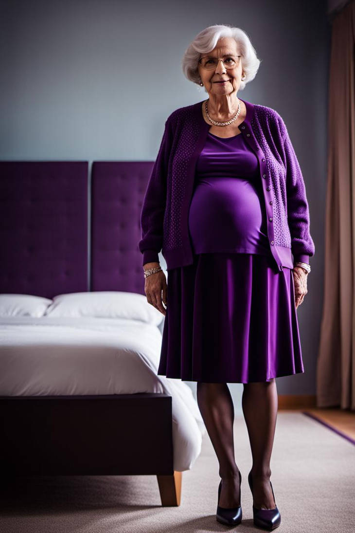 Pregnant Grandma In Purple 4 By Sherafan185 On DeviantArt pregnant-grandma-in-purple-4-by-sherafan185-on-deviantart
