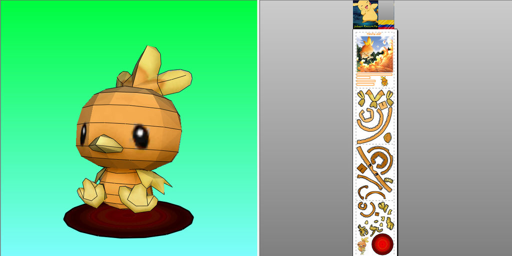 Torchic Craft torchic doll papercraft terminado by johannhernandez117 on DeviantArt