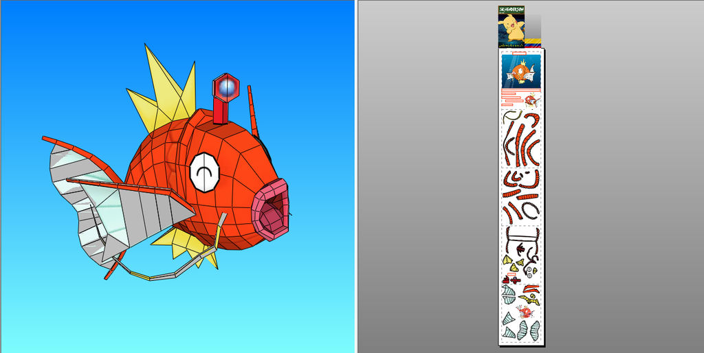 Magikarp Papercraft Magikarp papercraft by johannhernandez117 on DeviantArt