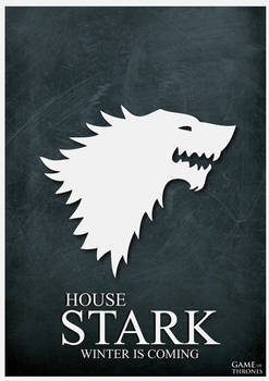 House Stark Minimalist Poster