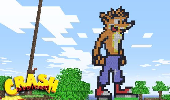 Crash Bandicoot In Minecraft By Terror Inferno On Deviantart