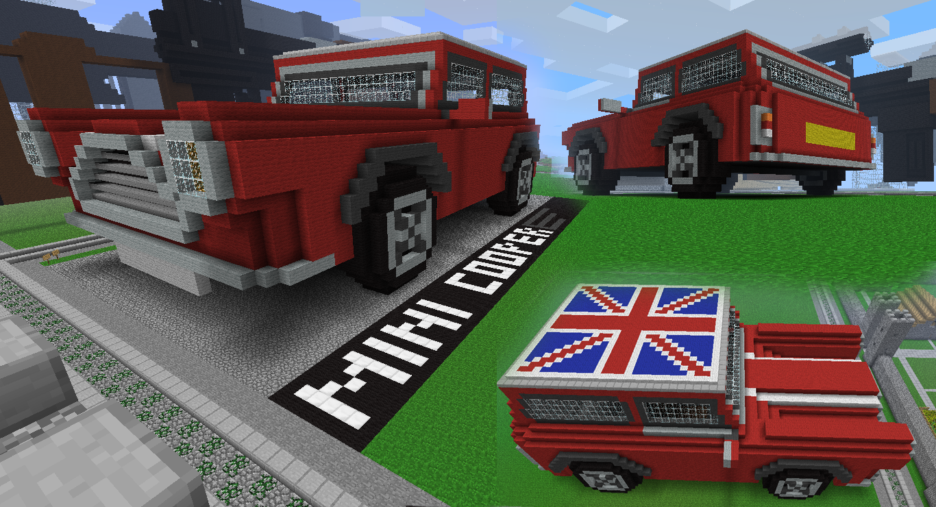 Mini Cooper in Minecraft by Terror-Inferno on DeviantArt