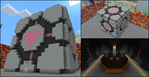 Companion Cube in Minecraft