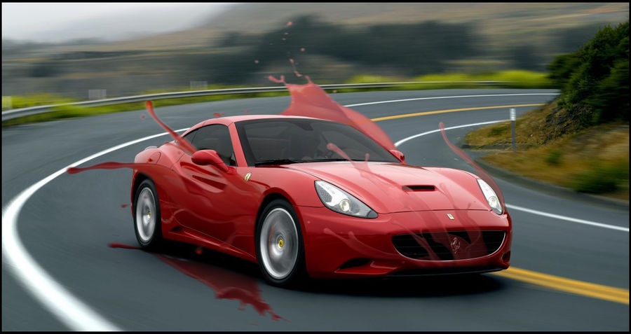 Ferrari California Paint