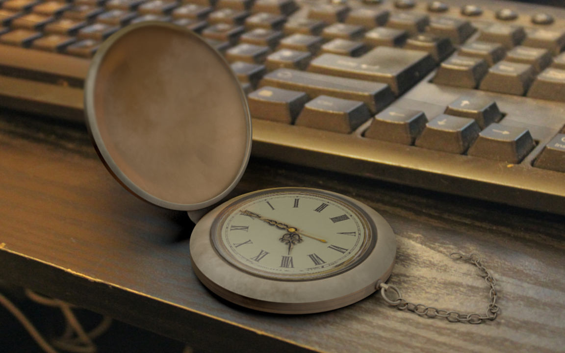 3D Model - Classic Pocket Watch