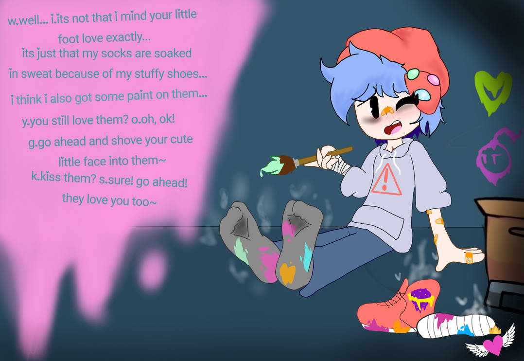 Fnf soft bf/ Benjamin's lil feet by masonIceStone on DeviantArt