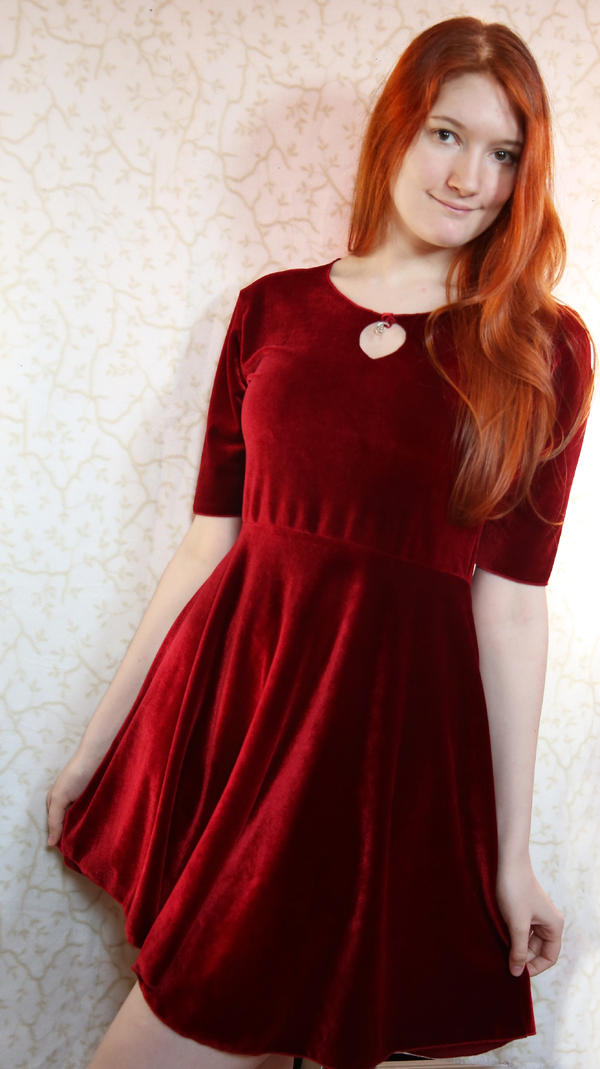 Selfmade Red Velvet Dress by ElyneNoir on DeviantArt