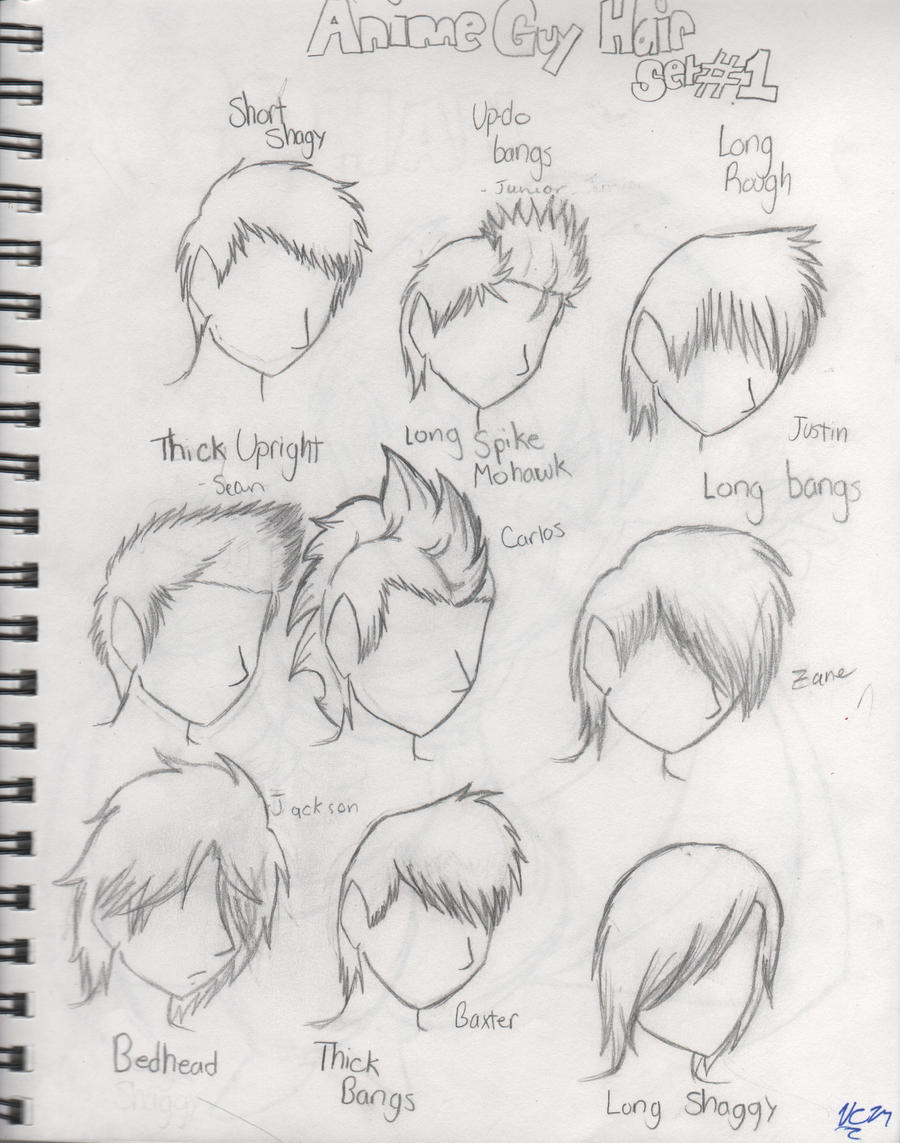 How to Draw a Manga Boy with Shaggy Hair (Side View)