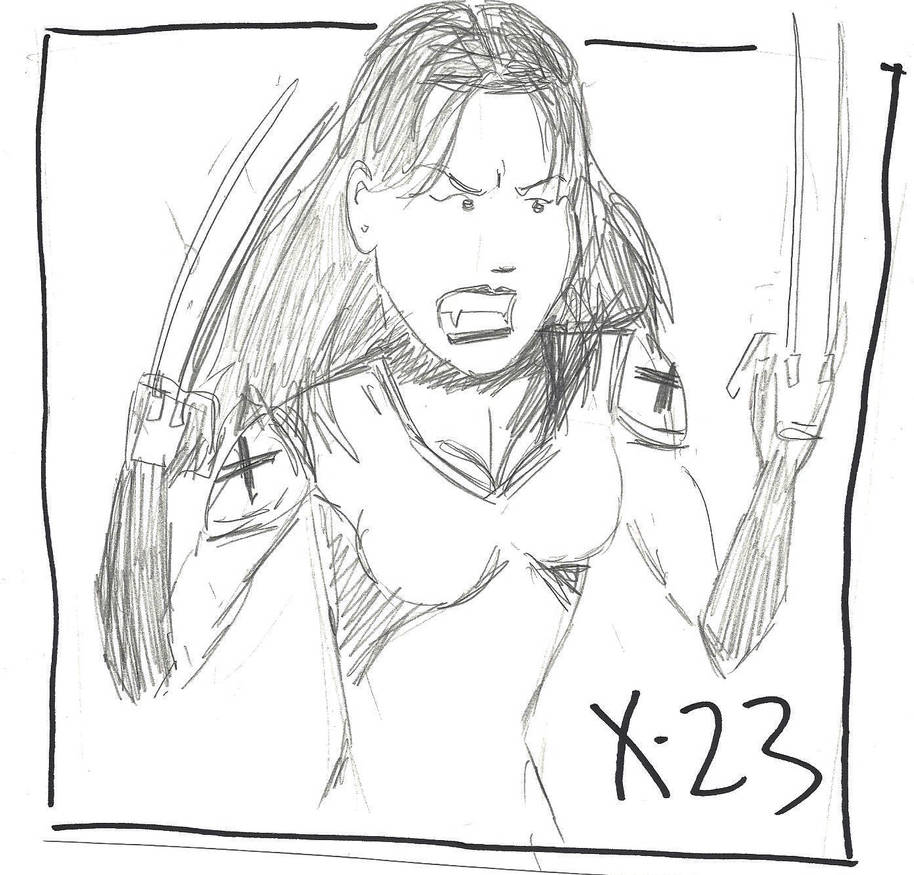Draw X23 X-23 10 Minute Sketch by MonkeySquadOne on DeviantArt