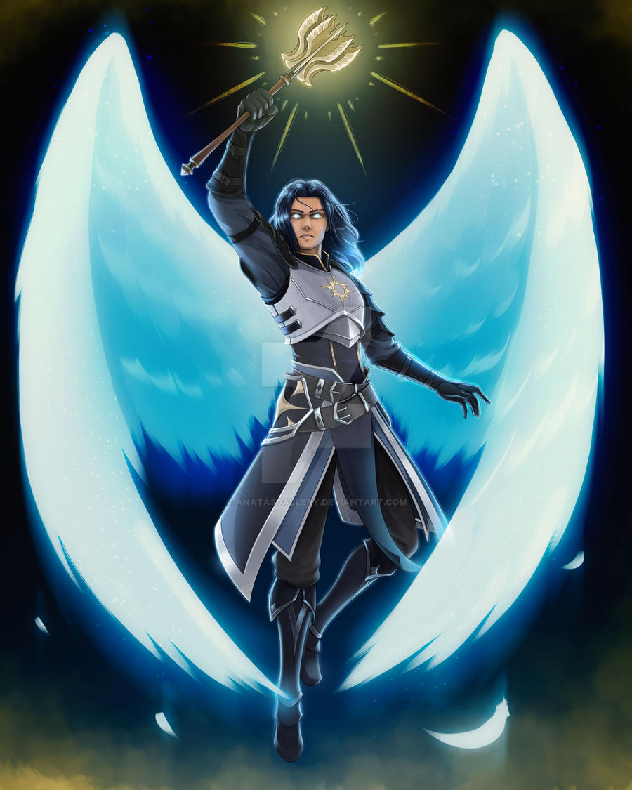 Aasimar Cleric of Life by AnatasGallery on DeviantArt