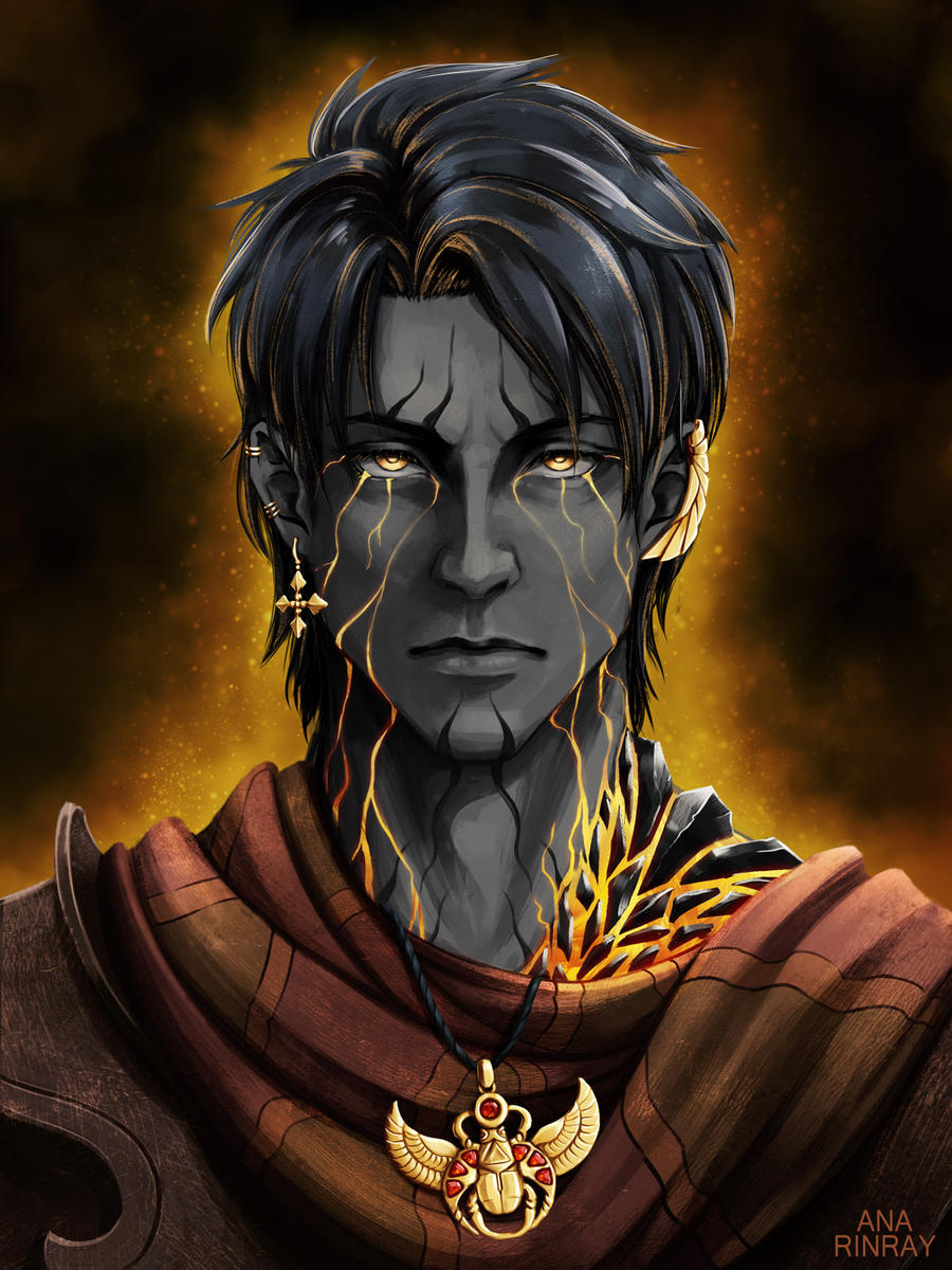 Solar Genasi Earth Genasi by AnatasGallery on DeviantArt
