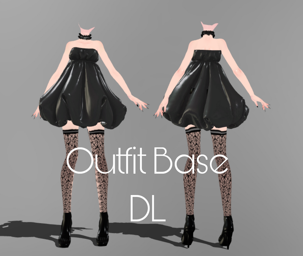 MMD Outfit Base DL by 0ZASHAA0 on DeviantArt