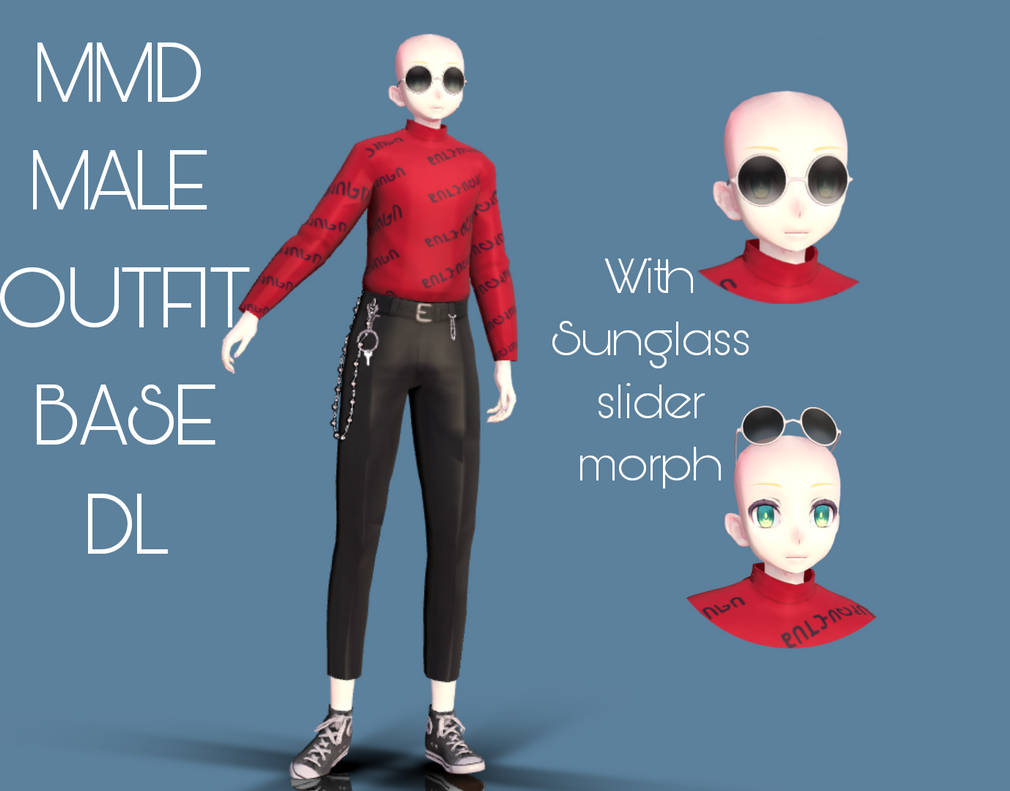 MMD Male Outfit Base DL by 0ZASHAA0 on DeviantArt