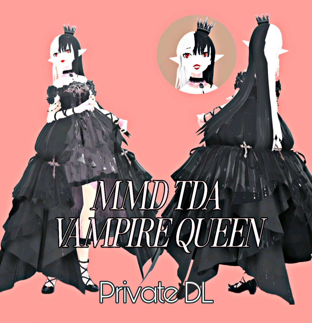 Mmd Vampire Rings MMD TDA Vampire Queen Model (Private DL) by 0ZASHAA0 on DeviantArt