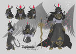 Baphomon Reference Sheet | Digimon OC by Noirchotic