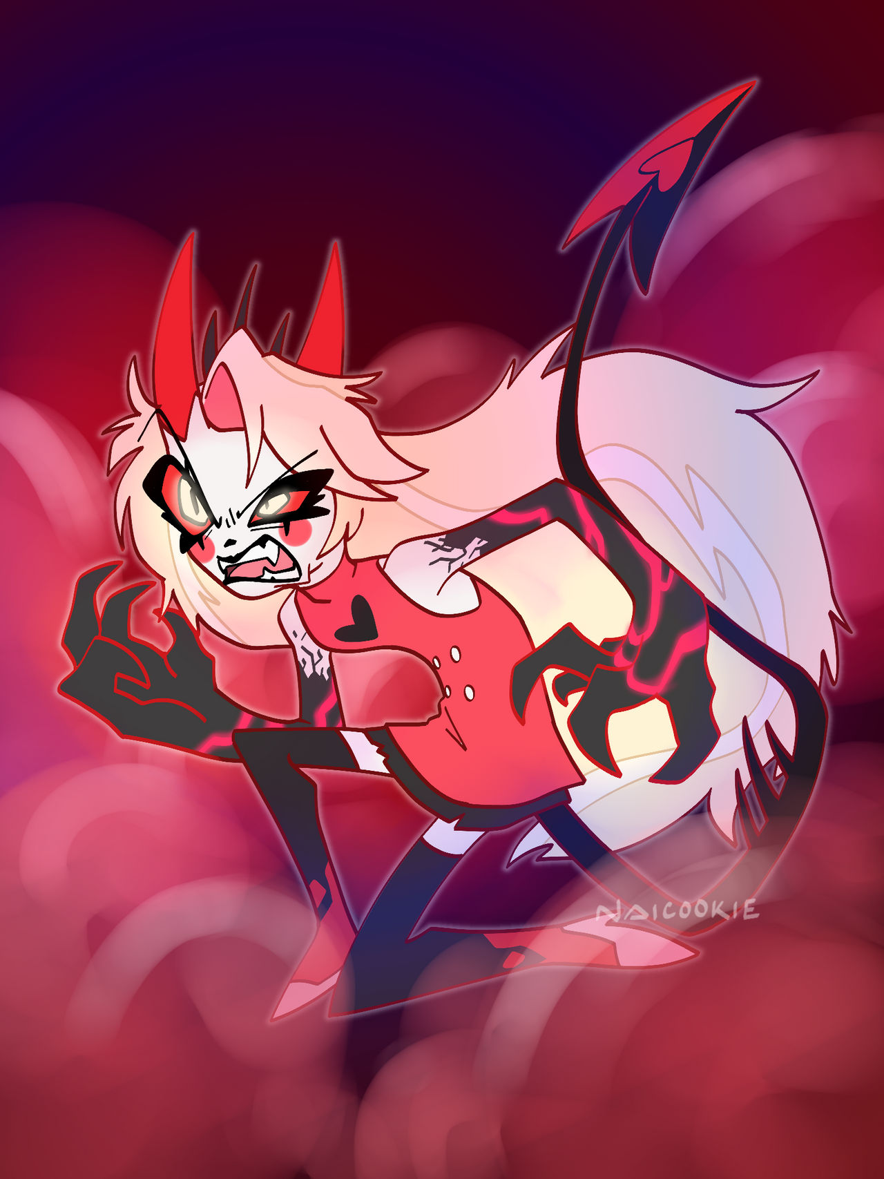 Cursed Charlie Demon Charlie - Hazbin Hotel by naicookie1201 on DeviantArt