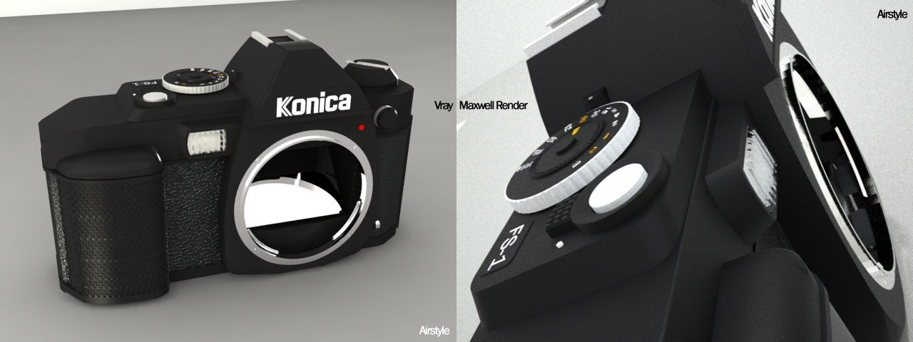 Konica Minolta FS-1 SLR Camera by airstyle