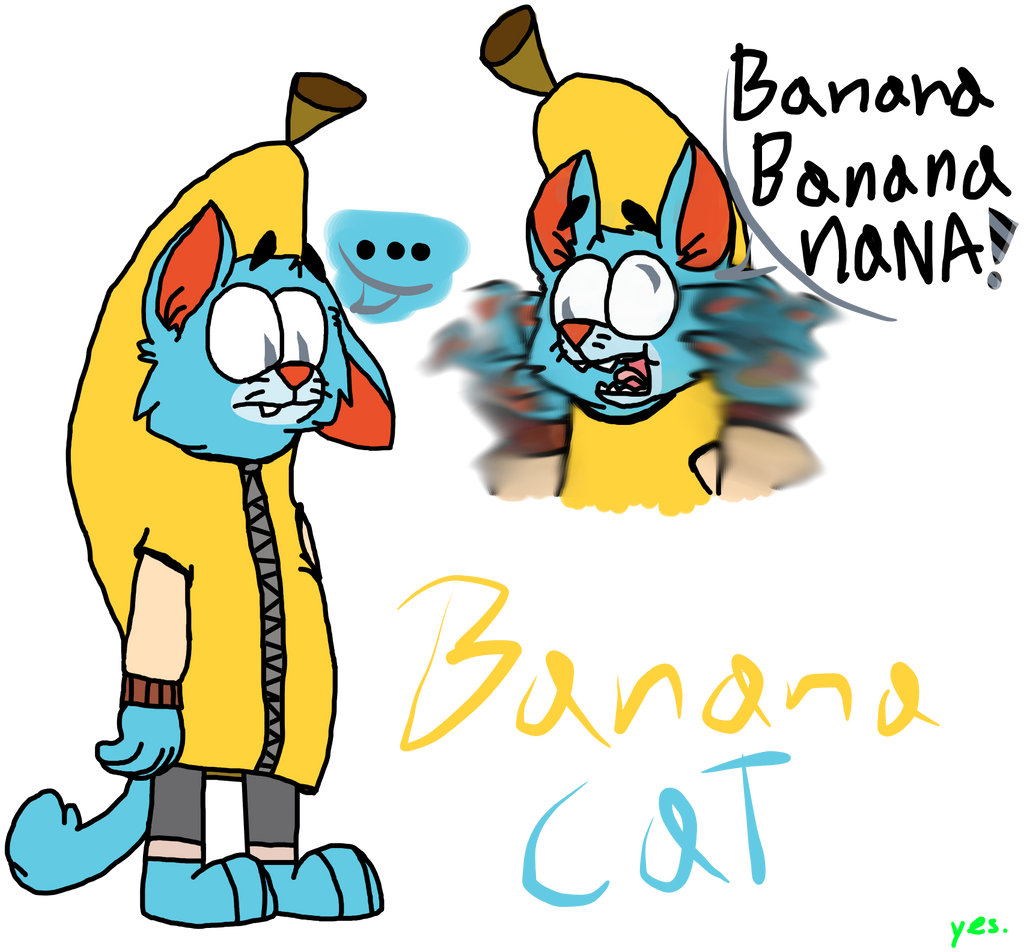 Banana Cat By Latiapainting On DeviantArt banana-cat-by-latiapainting-on-deviantart