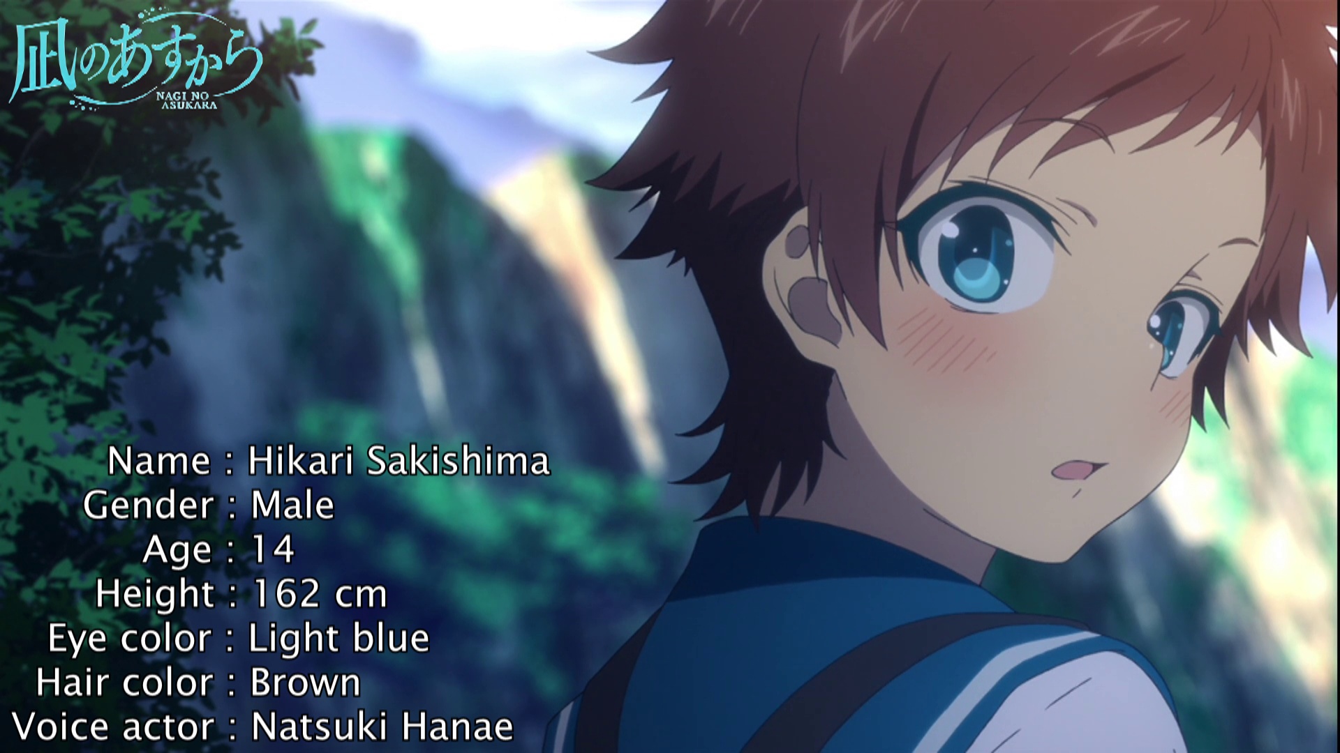 Nagi no Asukara Character Sheet: Hikari Sakishima by