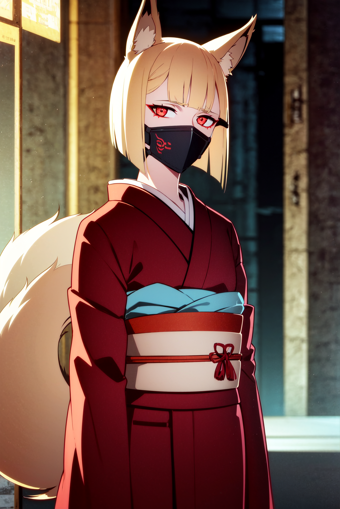 Fox Girl // Kimono by IGzexcaps on DeviantArt