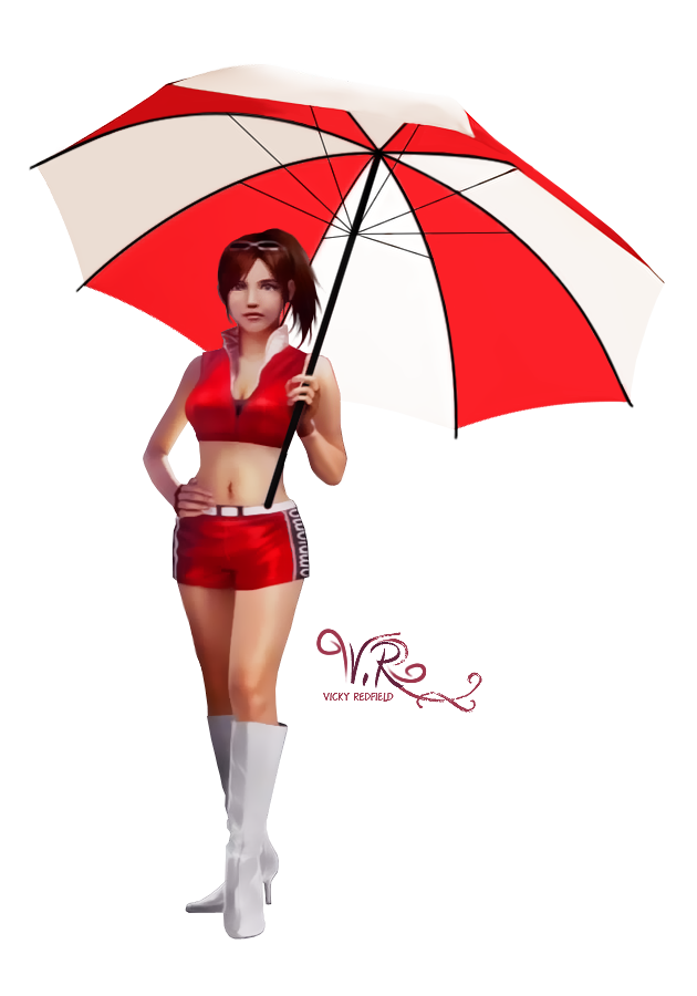 Claire Redfield render RE CVX Umbrella outfit