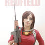 Claire Redfield sniper cosplay