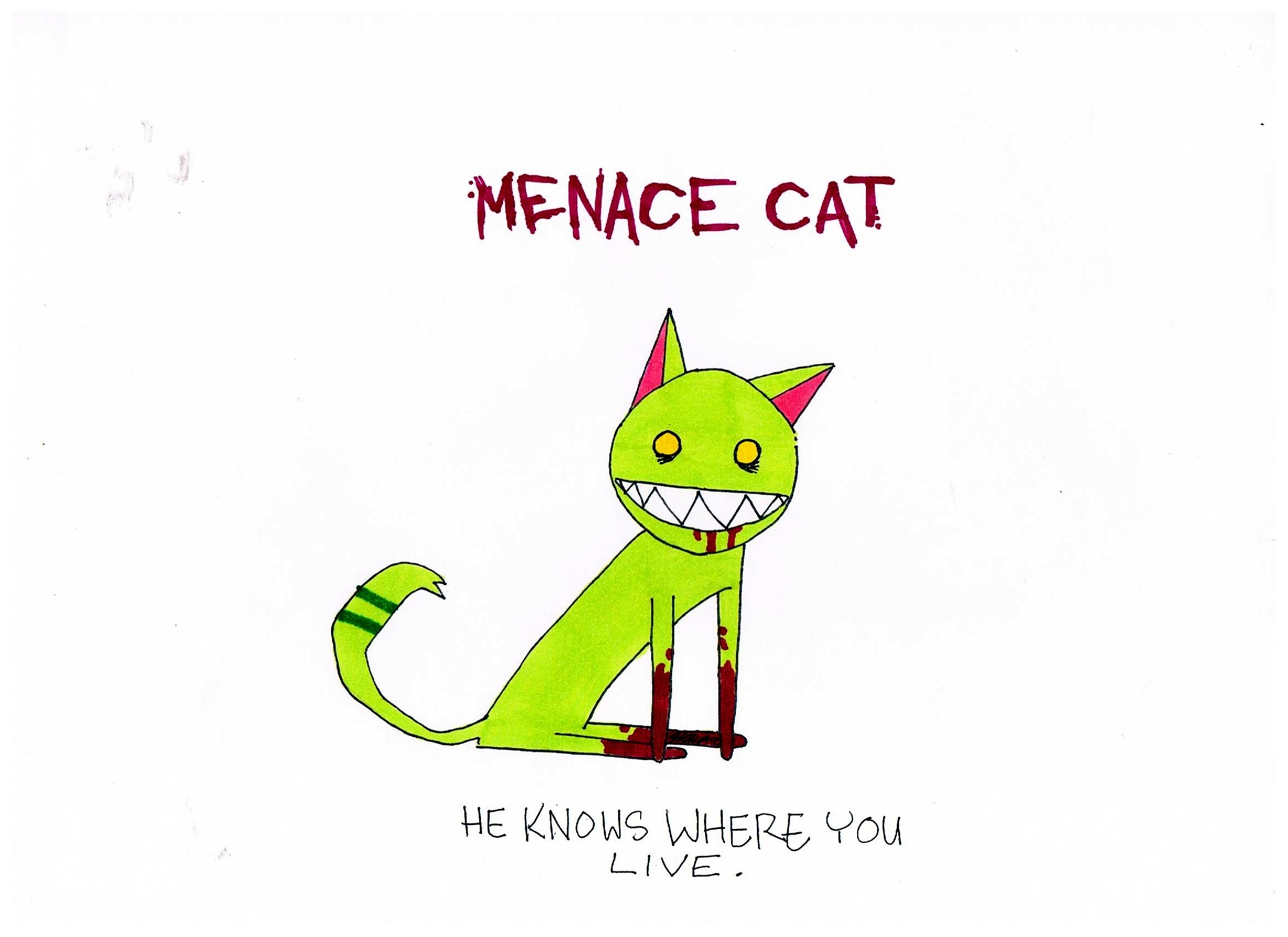 Menace Cat by SkwisgarMonistav on DeviantArt