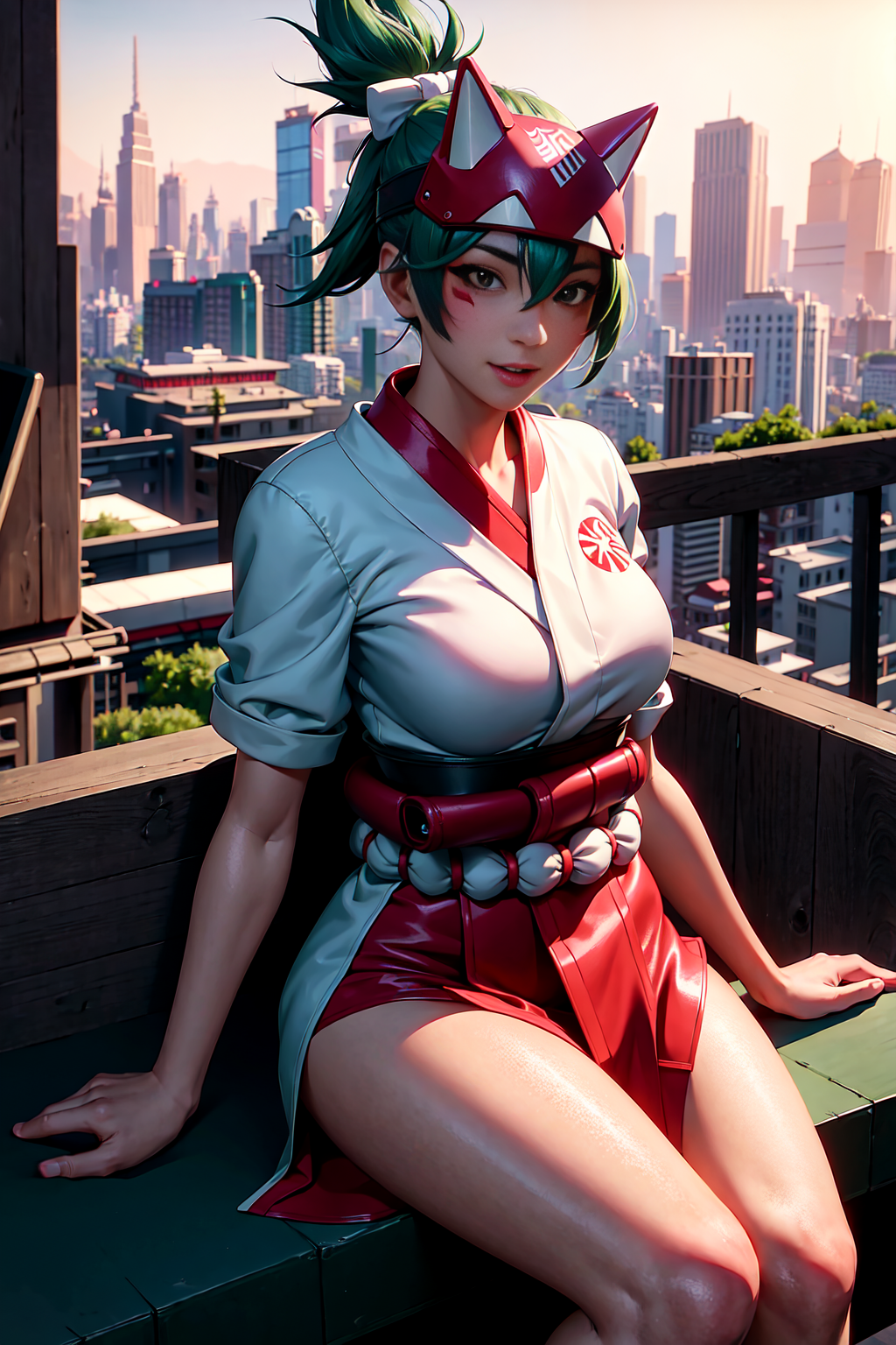 Kiriko slightly sexy pose by Gasia112 on DeviantArt