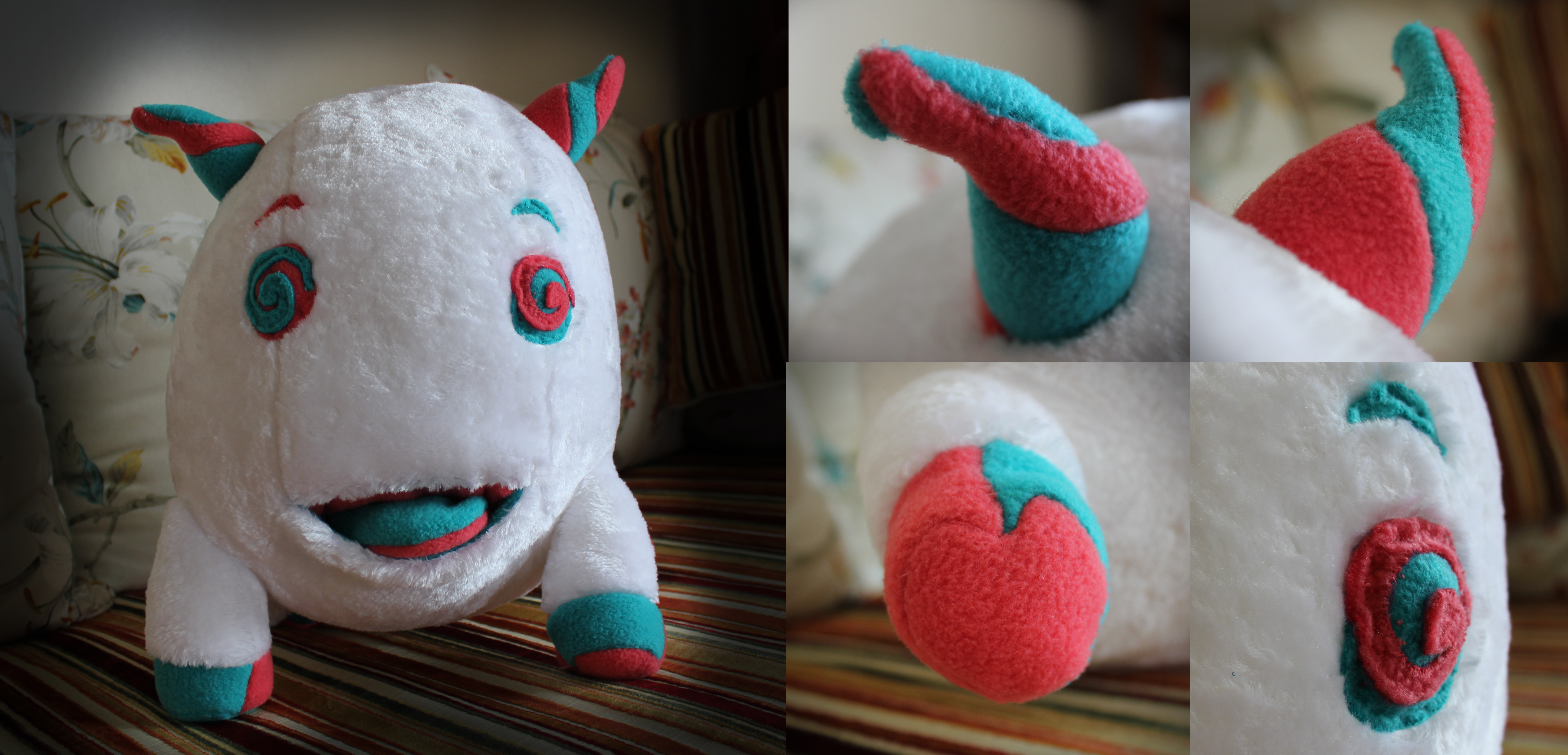 Ataraxya life-size Poro (LoL custom plush)