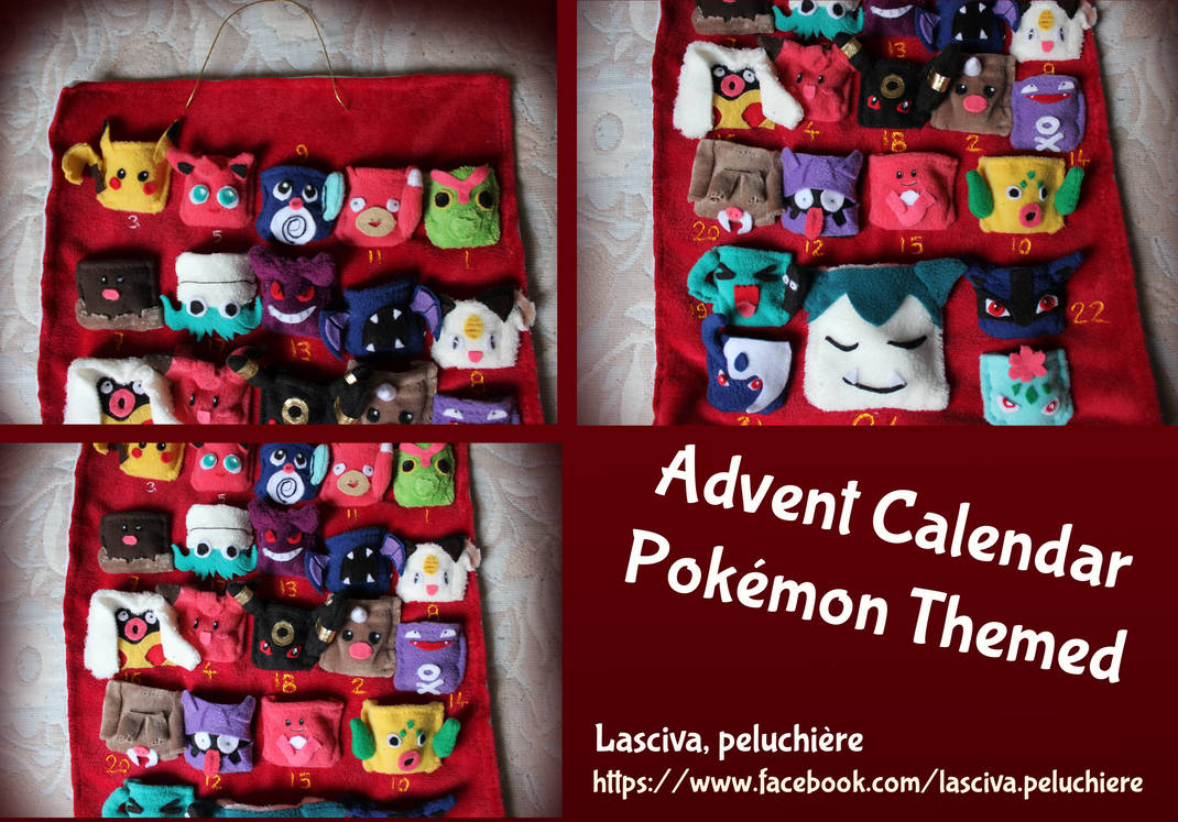 Advent Calendar Pokemon Themed details views by Peluchiere on DeviantArt