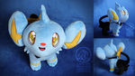 Shinx custom plush by Peluchiere