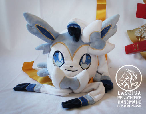 Ice Sylveon custom plush