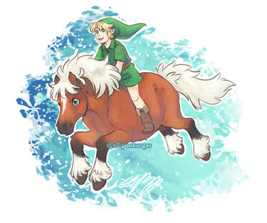 MM Epona and Link