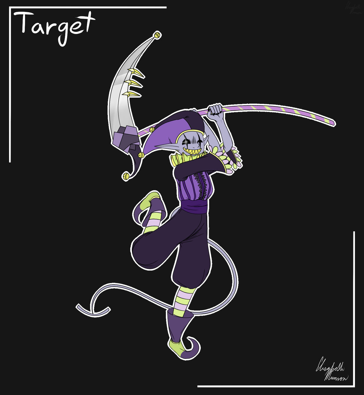 Target Acquired (Deltarune Jevil) by Elizabeth--Munson on DeviantArt