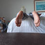 Beach hotel feet