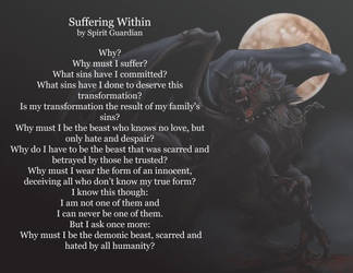 Suffering Within by MadArtistParadise