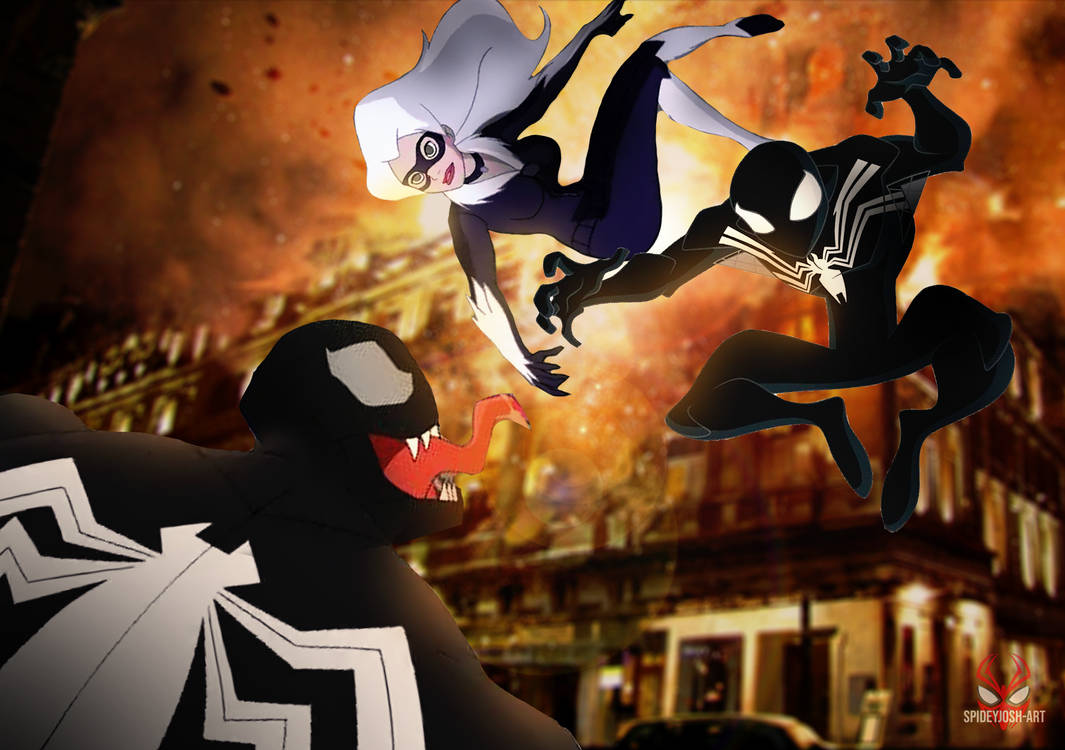 Con Sufijo carrera Spectacular Spider-man x Black cat vs Venom by SpideyJosh-art on DeviantArt