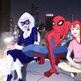 Spectacular Spider-man X Mary Jane and Black Cat