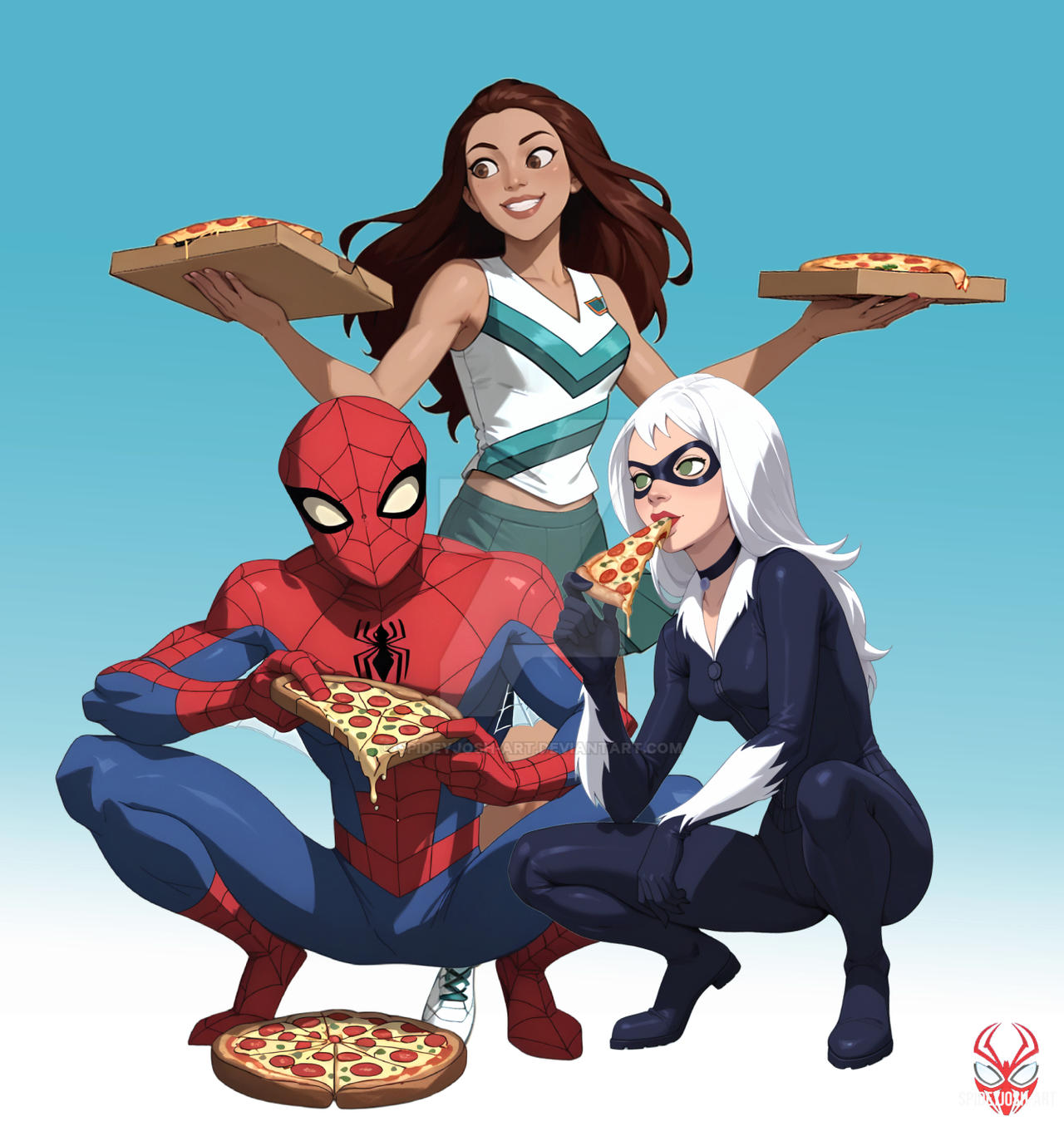 Spectacular Spider-man Pizza time !