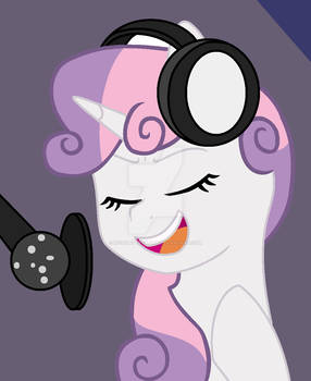 Sweetie Belle Recording Music