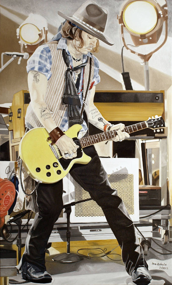 Johnny Depp - Guitar Hero