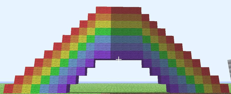 Minecraft Rainbow by Metropalis on DeviantArt