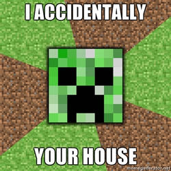 Minecraft Creeper Meme