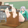 Commission Inner Moka Akashiya's feet