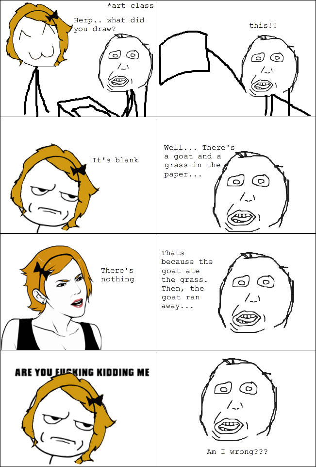 Art Class -Rage Comic- by Albowtross91 on DeviantArt